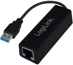 LogiLink USB 3.0 auf Gigabit Ethernet Adapter (schwarz)