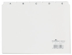 DURABLE Kunststoff-Register A5 quer (A-Z - 25tlg.)