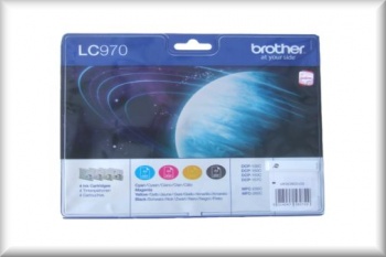 Brother Tintenpatrone Multipack LC-970 (black, cyan, magenta, yellow)