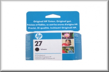 HP Tintenpatrone No 27 - C8727AE (10ml - black)
