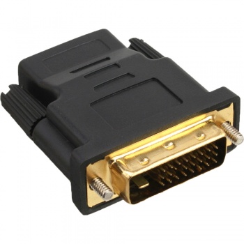 InLine HDMI-DVI Adapter (HDMI Buchse auf DVI-D 24+1 Stecker - vergoldete)