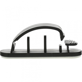 InLine Kabelmanager mit Klebesockel (5,4cm - schwarz - 10er)