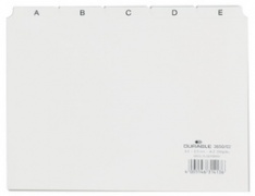DURABLE Kunststoff-Register A5 quer (A-Z - 25tlg.)