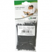 InLine Kabelbinder Länge 100mm - Breite 2,5mm (schwarz - 100Stk.)