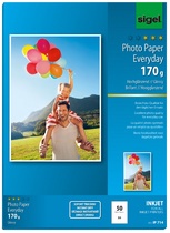 Sigel InkJet-Everyday Fotopapier IP714 A4 (hochglänzend - 170g/m2 - 50 Blatt)