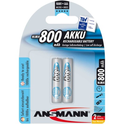 Akku Ansmann maxE Micro (AAA - 800mAh - 2er)