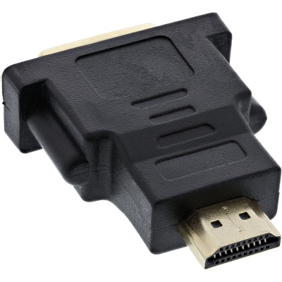 InLine HDMI-DVI Adapter 4K2K (HDMI Stecker auf DVI 24+1 Buchse - vergoldet)