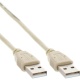 InLine USB 2.0 Kabel USB-A St an USB-A St (beige - 1m)