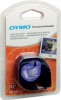 Dymo Schriftbandkassette Kunststoff (12mm - schwarz/weiß)