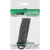 InLine Steckdosenleiste mit Schalter (5-fach - 1,5m - schwarz)