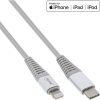 InLine Lightning USB Kabel USB-C St an Lightning St (silber/Alu - 1m)