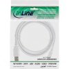 InLine USB 2.0 Kabel USB-A St an Micro-B St (weiß - 1m)