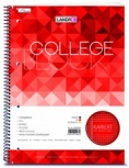 LANDRÉ Collegeblock college (DIN A4 - 80 Blatt - kariert)
