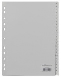 DURABLE Kunststoff-Register A4 (A-Z - 20tlg. - grau)