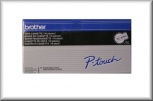 Brother Schriftbandkassette TC-201A (12 mm - weiß/schwarz - 10er Pack)