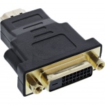 InLine HDMI-DVI Adapter 4K2K (HDMI Stecker auf DVI 24+1 Buchse - vergoldet)