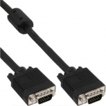 InLine S-VGA Kabel 15pol HD (St - St - 3m - schwarz)
