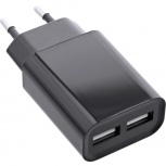 InLine USB 2-fach Netzteil (schwarz)