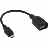 InLine Micro-USB OTG Adapterkabel (0,15m)