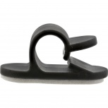 InLine Kabelmanager mit Klebesockel (2,8cm - schwarz - 10er)