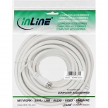 InLine SAT-Anschlusskabel 2 x F-Stecker (75dB - weiß - 5m)