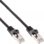 Inline SFTP Patchkabel CAT5e (20,0m - schwarz)