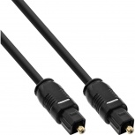 InLine OPTO Audiokabel Toslink Stecker / Stecker (schwarz - 1m)