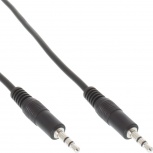 InLine Klinke Kabel Stereo St > St (3,5mm - schwarz - 3m)